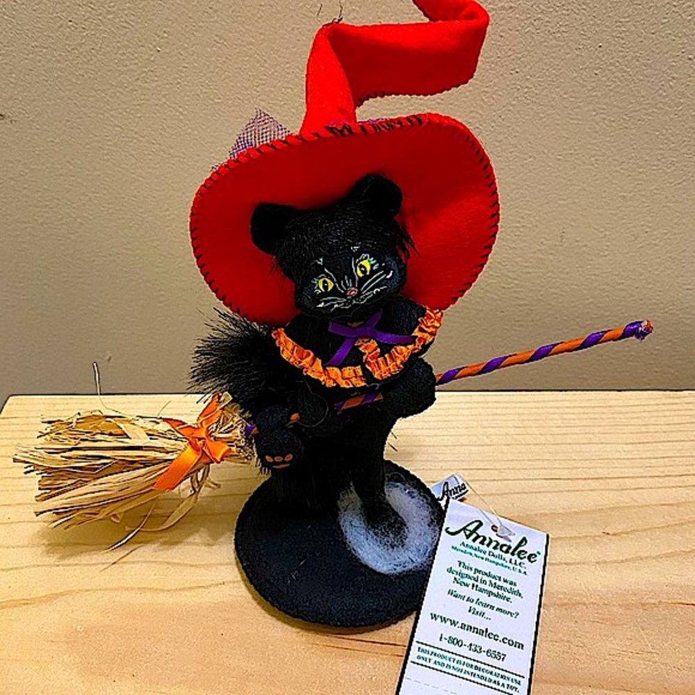 Annalee Halloween Midnight Ride Kitty.